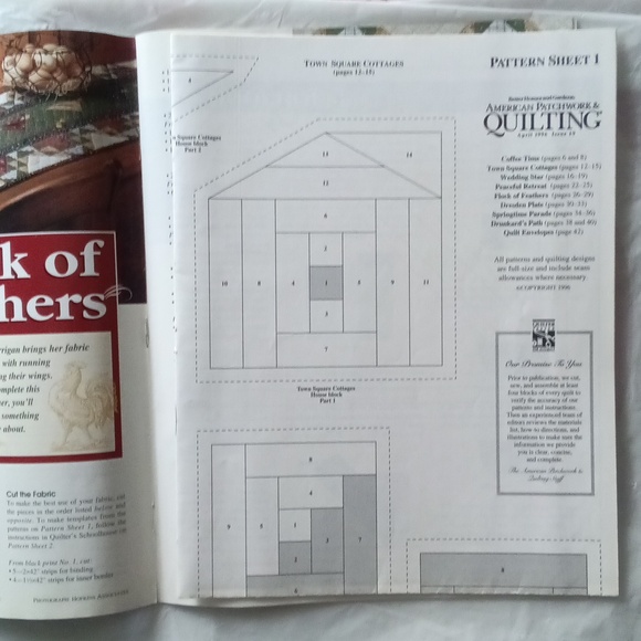 American Patchwork & Quilting April 1996 - Picture 2 of 2